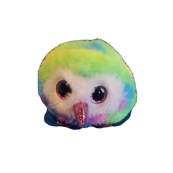 TY Ballz Pull Tabitha & Owen Plush Glitter Eye Stuffed Animal Toy - Picture 6 of 16